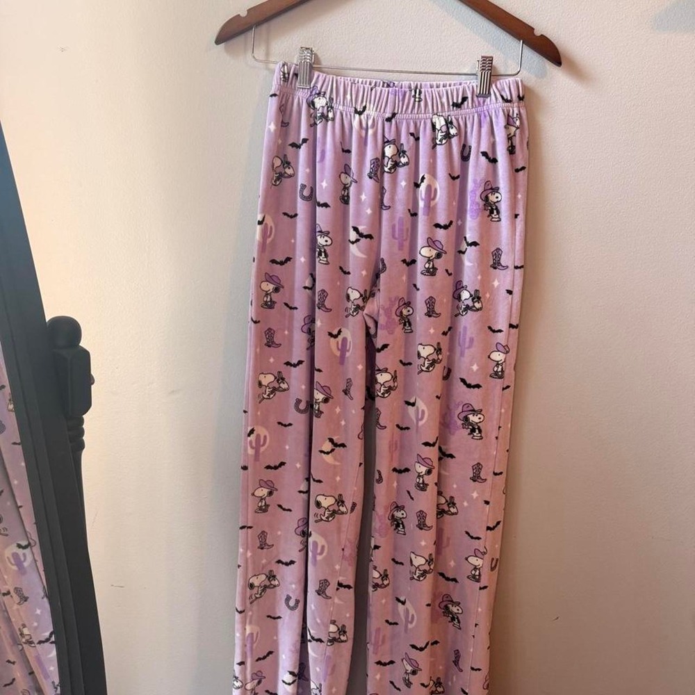 Peanuts Snoopy and Friends pajama pants halloween fall size S